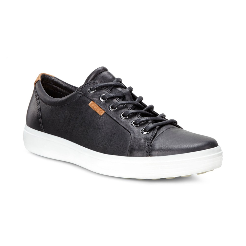 ECCO Mens Sneakers Black - Soft 7S - CWN-678291